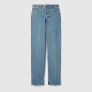 Low waist cropped denim pant